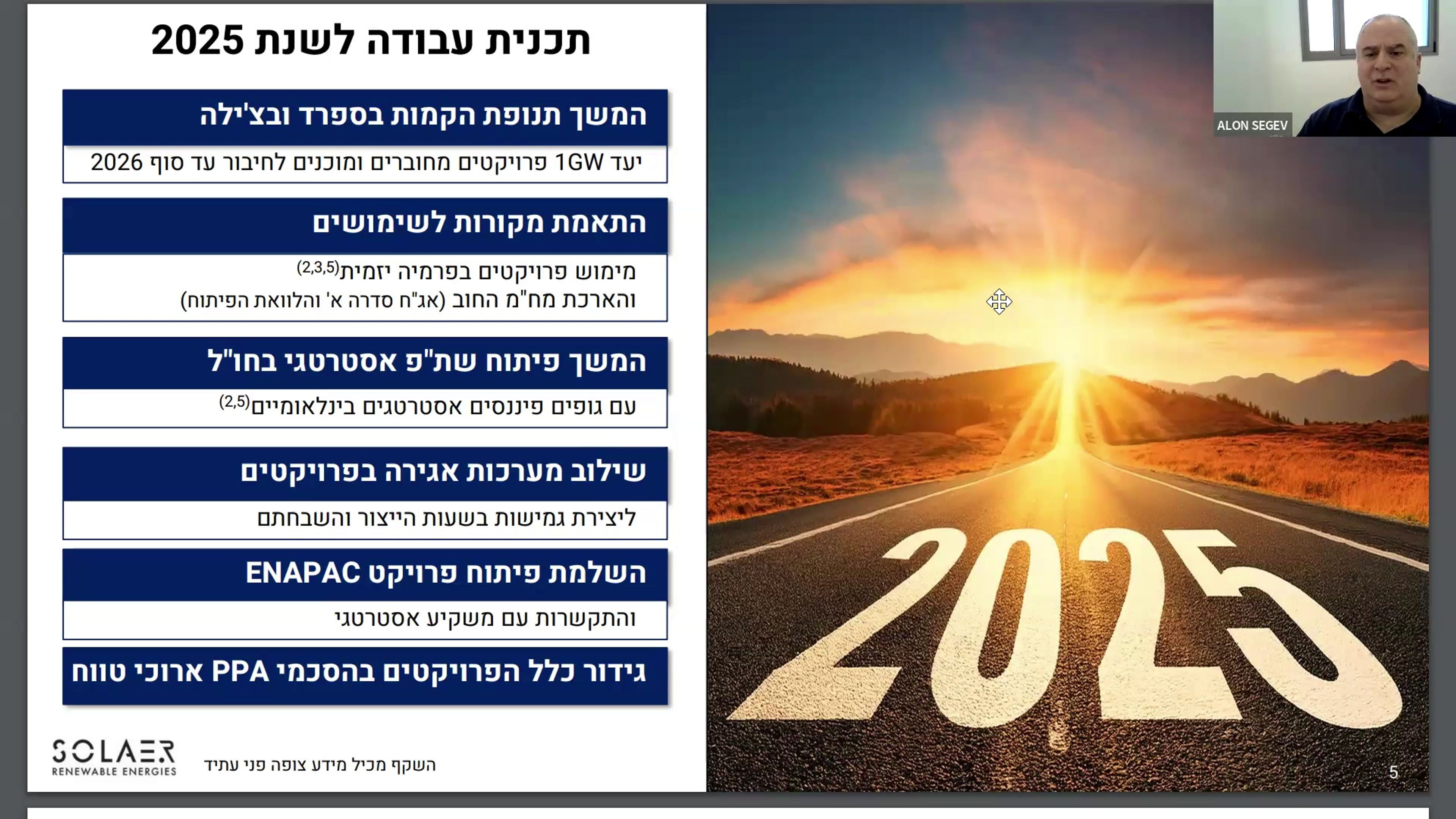 שיחת ועידה לסיכום רבעון 3 - 2024
